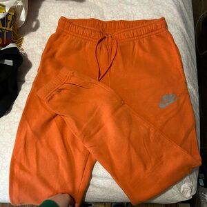 Nike Orange Sweatpants